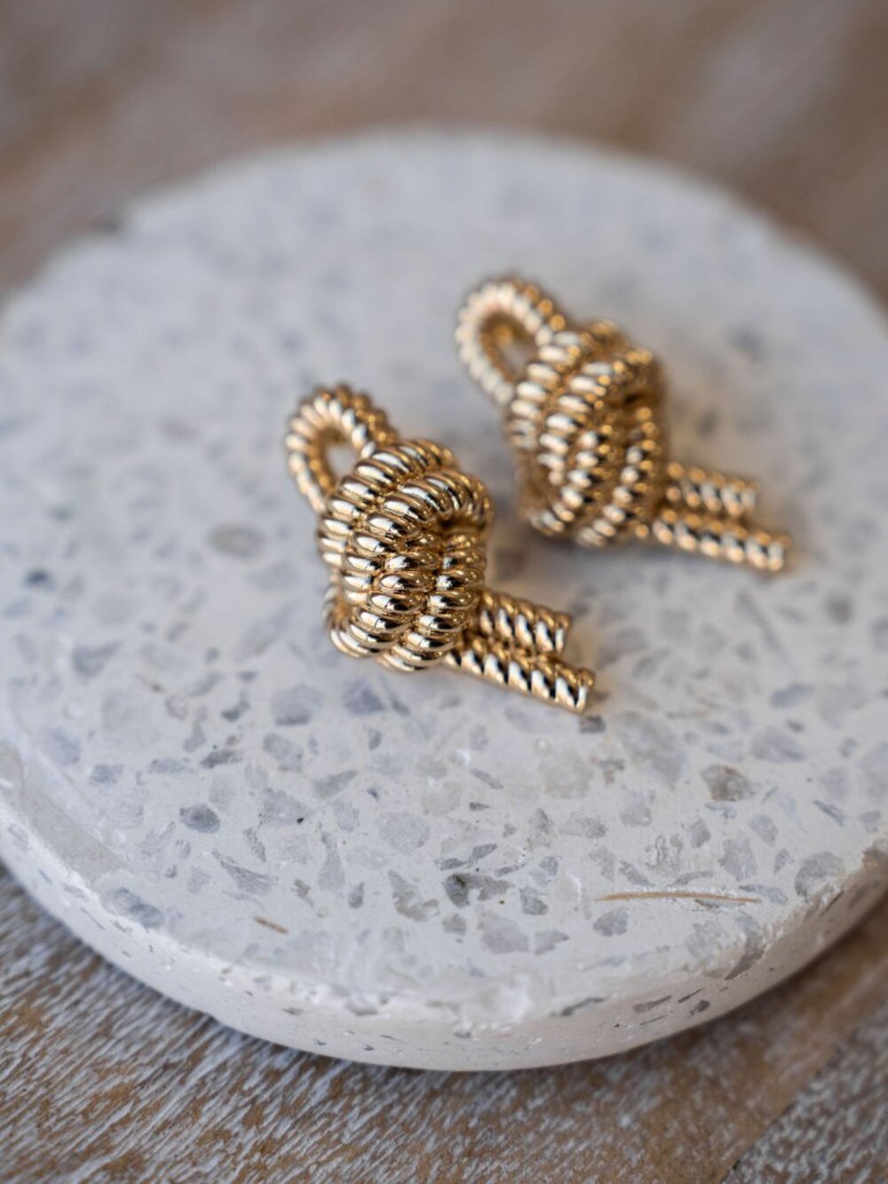 NWT RABANNE NAUTICAL EARRINGS IN GOLD - Picture 4 of 5